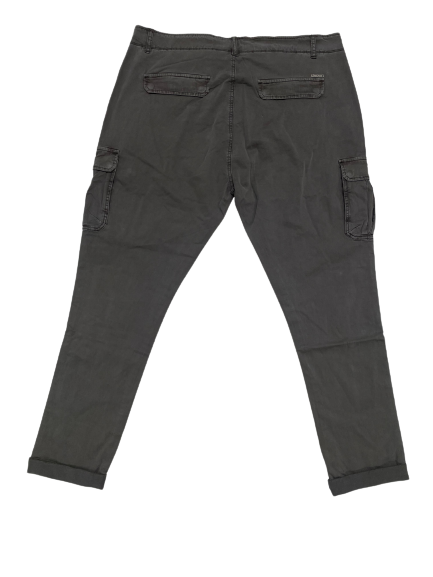 Pantalone con Tascone Giovane FMST6019 Taglie Forti Frankie Malone Grigio - Blocco94