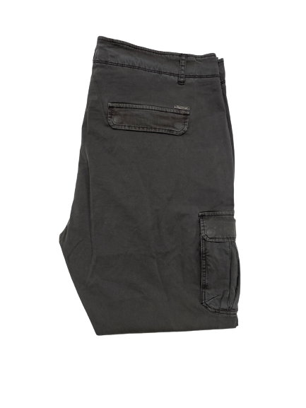 Pantalone con Tascone Giovane FMST6019 Taglie Forti Frankie Malone Grigio - Blocco94