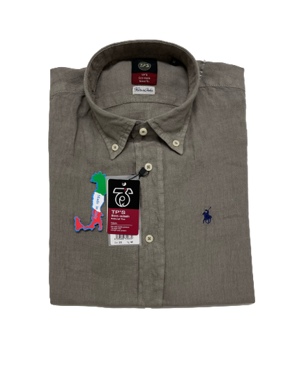 Camicia Puro Lino Manica Lunga Tipo's - Blocco94