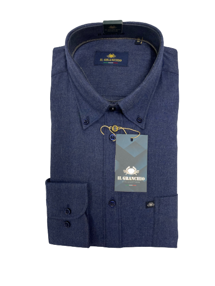 Camicia Nando in Flanella Manica Lunga Il Granchio - Blocco94