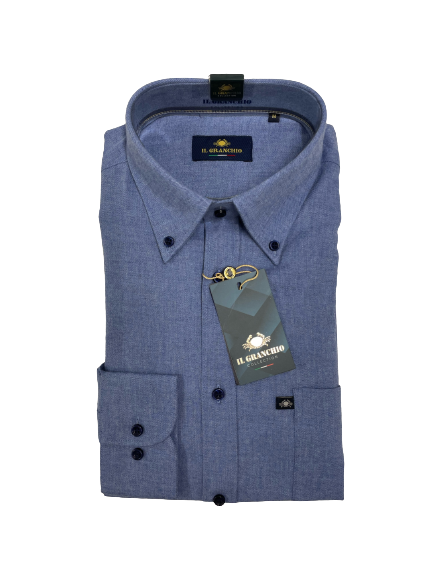 Camicia Nando in Flanella Manica Lunga Il Granchio - Blocco94