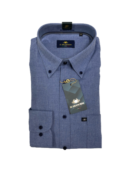 Camicia Nando in Flanella Manica Lunga Il Granchio - Blocco94