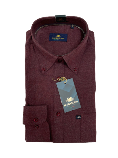 Camicia Nando in Flanella Manica Lunga Il Granchio - Blocco94