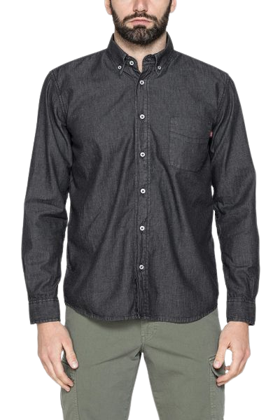Camicia Jeans 205A/1005A Carrera Denim Nero - Blocco94