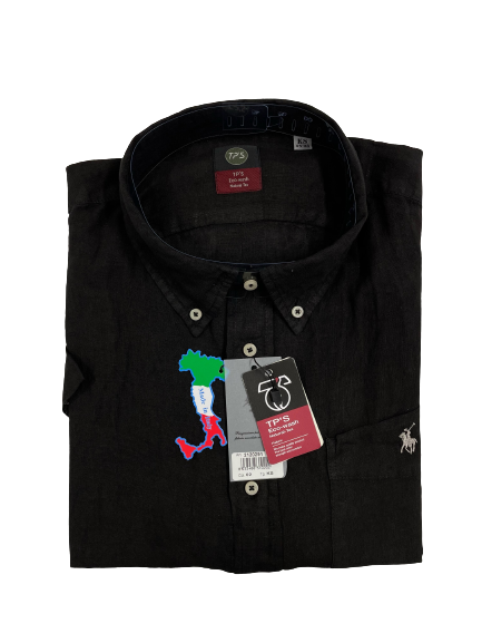 Camicia Puro Lino Mezza Manica Tipo's Taglie Forti - Blocco94