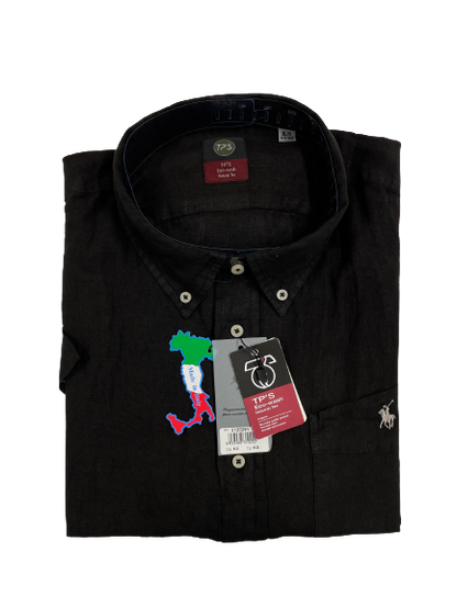 Camicia Puro Lino Mezza Manica Tipo's Taglie Forti - Blocco94