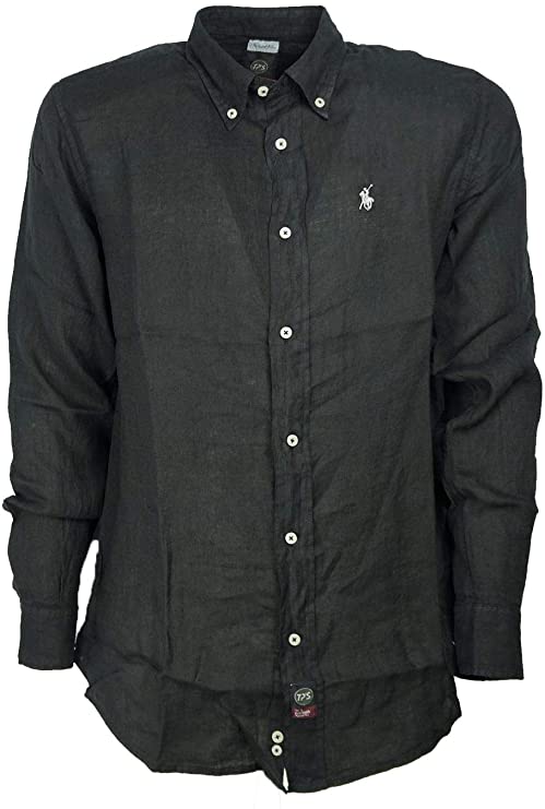 Camicia Puro Lino Manica Lunga Tipo's Taglie Forti - Blocco94