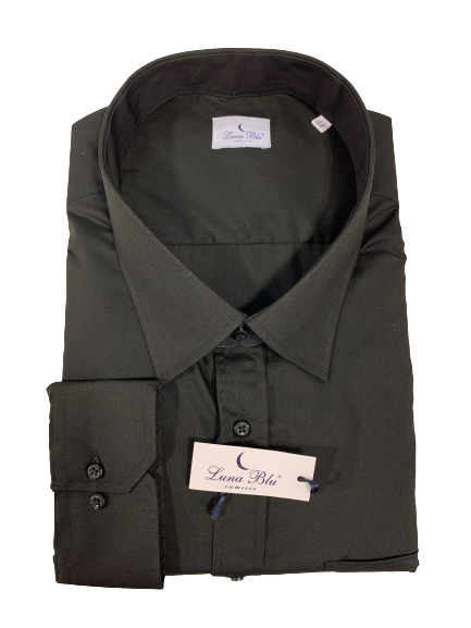 Camicia Saturno Manica Lunga Luna Blu - Blocco94