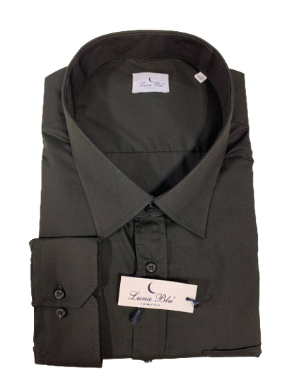 Camicia Saturno Manica Lunga Luna Blu - Blocco94