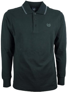 Polo Manica Lunga 9004Big Be Board Taglie Forti Colore Nero - Blocco94