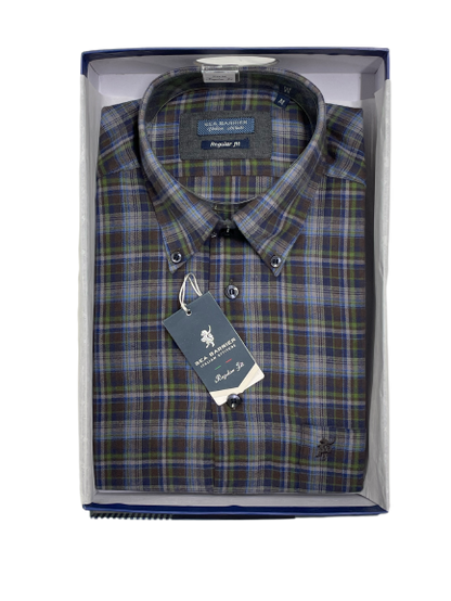 Camicia New Dutton Manica Lunga Sea Barrier - Blocco94