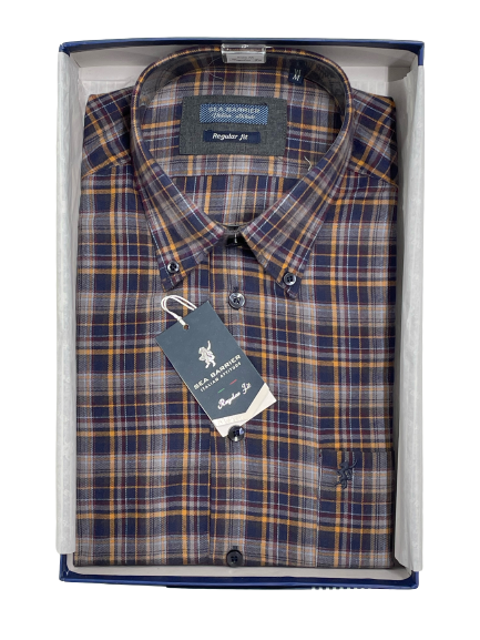 Camicia New Dutton Manica Lunga Sea Barrier - Blocco94