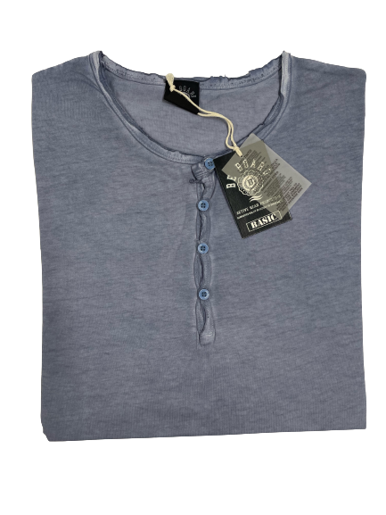 Maglia Serafino Mezza Manica Tinto Capo 933C Be Board Taglie Forti - Blocco94