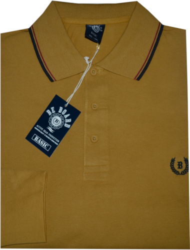 Polo Manica Lunga 9004C Be Board Taglie Forti - Blocco94