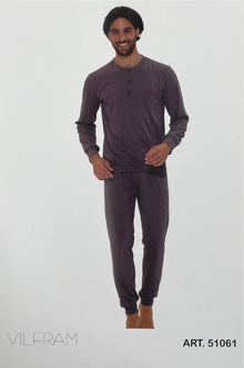 Vilfram Piagiama Uomo 51061 Taglie Forti Bluette Micro Fantasia - Blocco94