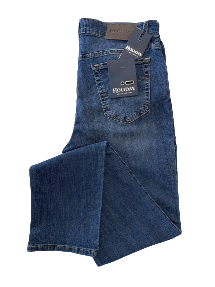 Jeans Patrizio Stone Wash Leggero Taglie Forti Holiday - Blocco94