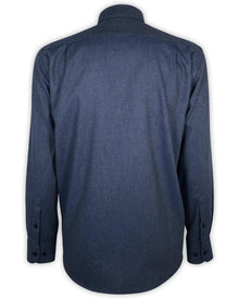 Camicia in Flanella Transimeno Manica Lunga Sea Barrier Taglie Forti Colore Aviazione - Blocco94