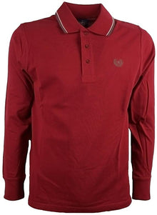 Polo Manica Lunga 9004Big Be Board Taglie Forti Colore Bordeaux - Blocco94