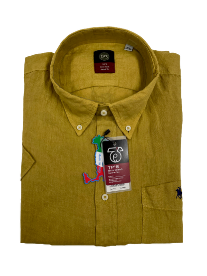 Camicia Puro Lino Mezza Manica Tipo's Taglie Forti - Blocco94