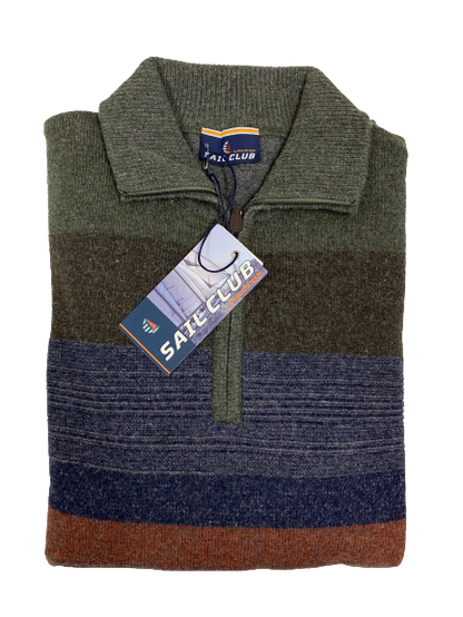 Maglia 4506 Mezza Zip Sail Club by Vele dei Mari Taglie Forti - Blocco94