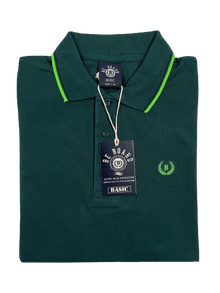 Polo Mezza Manica 9002Big Verdone Be Board Taglie Forti - Blocco94