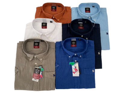 Camicia Puro Lino Mezza Manica Tipo's - Blocco94