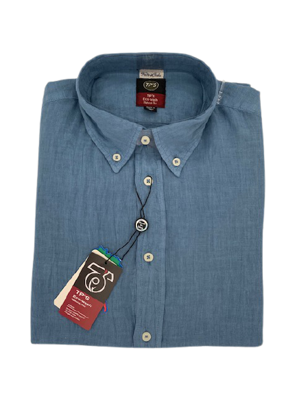 Camicia Puro Lino Manica Lunga Tipo's Taglie Forti - Blocco94
