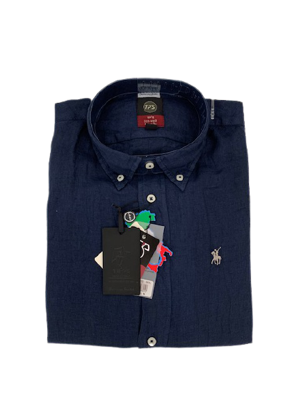 Camicia Puro Lino Manica Lunga Tipo's - Blocco94