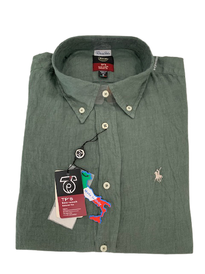 Camicia Puro Lino Manica Lunga Tipo's Taglie Forti - Blocco94