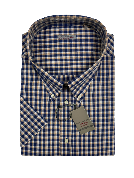 Camicia Elba Conf Mezza Manica Sea Barrier Taglie Forti Colore 322 - Blocco94